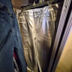 American Eagle Outfitters Metallic Jeans